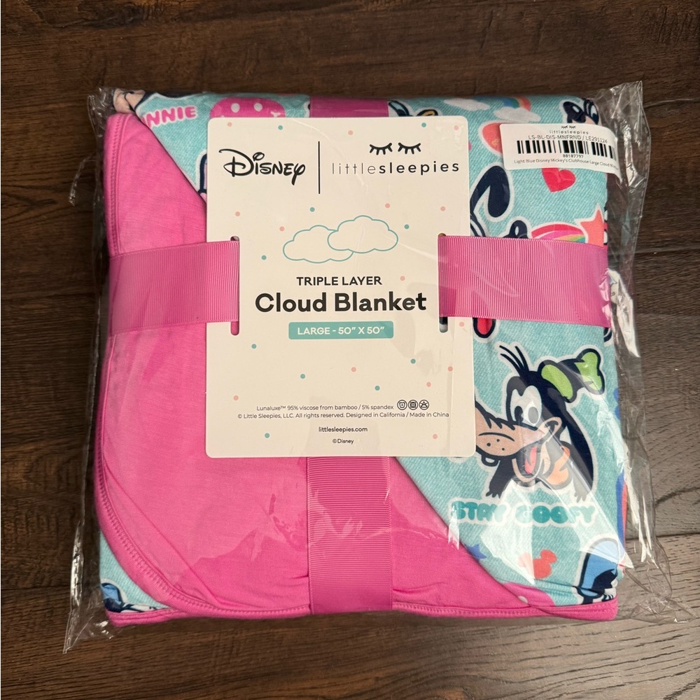 Little Sleepies Mickey's Clubhouse Large Cloud Blanket - SOLD OUT online